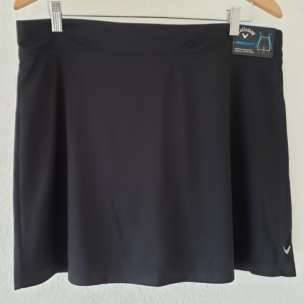 NWT - Callaway Black Skort Truesculpt - Size XL